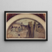 Tradition orale, Freske der Serie Evolution du livre - John White Alexander — gerahmtes Bild an der Wand