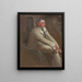 Portrait von William Denny - John White Alexander — gerahmtes Bild an der Wand