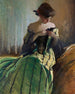 Studie in Schwarz und Grün - John White Alexander — Ansicht des Kunstwerks