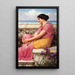 L'absence rend le cœur plus tendre - John William Godward — gerahmtes Bild an der Wand