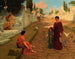 Draußen vor der Tür von Pompeji - John William Godward — Ansicht des Kunstwerks