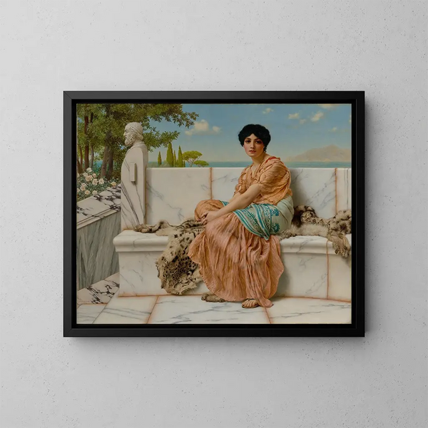 Rêverie - John William Godward — quadro incorniciato alla parete