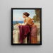Le Belvédère - John William Godward — quadro incorniciato alla parete