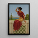 Le Signal - John William Godward — gerahmtes Bild an der Wand