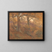 Landschaftsbild - John William North — gerahmtes Bild an der Wand