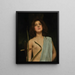 Ein junger Heiliger - John William Waterhouse — gerahmtes Bild an der Wand