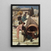 Diogène - John William Waterhouse — gerahmtes Bild an der Wand