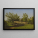 Le vieux pont - John Williamson — gerahmtes Bild an der Wand