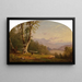 Aussicht vom Felsen - John Williamson — gerahmtes Bild an der Wand