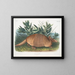 Tatou à neuf bandes mâle taille naturelle - John Woodhouse Audubon — gerahmtes Bild an der Wand