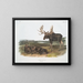 Serviteur des élans - John Woodhouse Audubon — gerahmtes Bild an der Wand