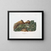 Sorex parvus, die ostmusaraige, naturgetreu - John Woodhouse Audubon — gerahmtes Bild an der Wand
