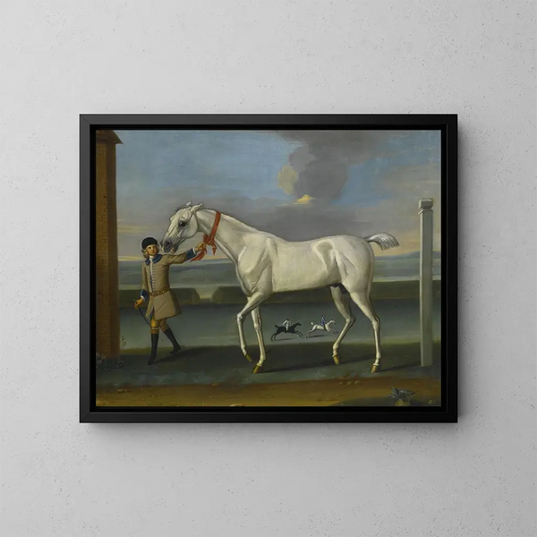Plume joyeuse appartenant à Sir E. O'Brien - John Wootton — gerahmtes Bild an der Wand