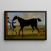 The Bonny Black of the Duke of Rutland - John Wootton — framed artwork on a wall