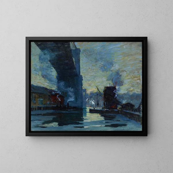 Le Pont - Jonas Lie — gerahmtes Bild an der Wand