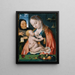 La Sainte Famille - Joos van Cleve — quadro incorniciato alla parete