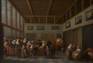Joost Cornelisz Droochsloot - Armenkamer in Utrecht.webp