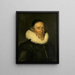 Portrait de Jacob Gerritsz van der Mij - Joris van Schooten — gerahmtes Bild an der Wand