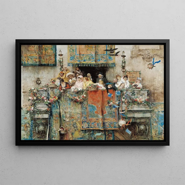 Jos Benlliure y Gil - The Carnival In Rome.webp