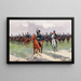 La cavalerie approche - José Cusachs — quadro incorniciato alla parete