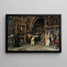 Bußmänner in der unteren Basilika von Assisi - José Jiménez y Aranda — gerahmtes Bild an der Wand