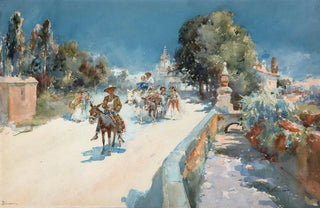 Jos Navarro y Llorens - Arriving in Town.webp