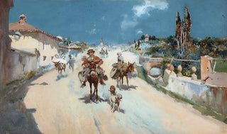 Jos Navarro y Llorens - Entertainers Arriving in Town.webp