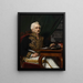 Ritratto di Moritz Kaiserfeld von Blagatinschegg - Josef Allmer — quadro incorniciato alla parete