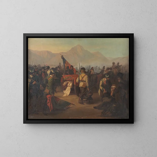 der Tiroler Befreiungskriege - Josef Böche — gerahmtes Bild an der Wand