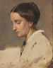 Portrait einer Frau - Josef Danhauser — Ansicht des Kunstwerks