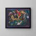 Blhen - Josef Eberz — gerahmtes Bild an der Wand