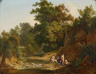 Josef Feid - Landschaft mit Badenden.webp