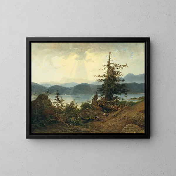 Scène a Attersee - Josef Feid — quadro incorniciato alla parete