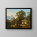 Chapelle forestière - Josef Höger — gerahmtes Bild an der Wand