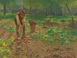 Josef Kinzel - The Potato Harvest.webp