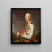 Portrait of François II - Josef Kreutzinger — framed artwork on a wall