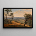 Ansicht auf die Donau - Josef Kuwasseg — gerahmtes Bild an der Wand