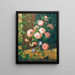 Flower Still Life Painting - Josef Lauer — framed artwork on a wall