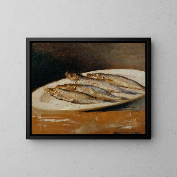 Sardinen - Josef Navrátil — gerahmtes Bild an der Wand