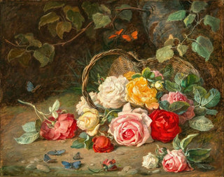 Josef Neugebauer - Roses in a Basket.webp
