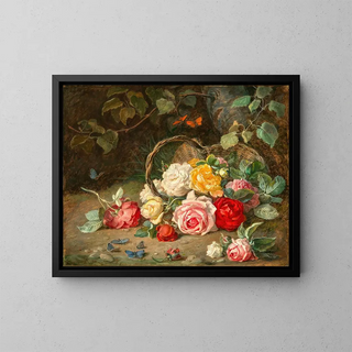 Josef Neugebauer - Roses in a Basket.webp