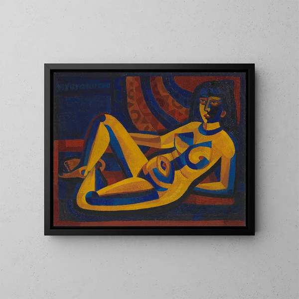 Viyayarutha - Josef Scharl — gerahmtes Bild an der Wand