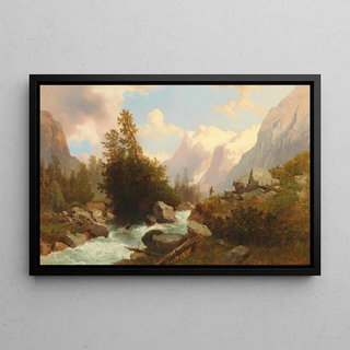 Josef Thoma - Blick auf das Wetterhorn.webp