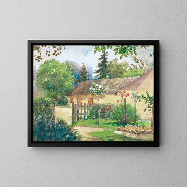 Vue de jardin - Josef Wawra — gerahmtes Bild an der Wand