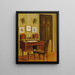 Interno - Josef Wawra — quadro incorniciato alla parete