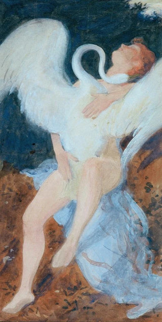 Josef Wawra - Leda mit dem Schwan.webp
