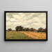 Harvest of grains in the pre-Alpine country - Josef Willroider — framed artwork on a wall