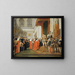 L'Union d'Utrecht - Joseph Denis Odevaere — gerahmtes Bild an der Wand