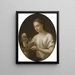 La Jeune Athénienne - Joseph Marie Vien — gerahmtes Bild an der Wand