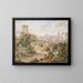 Ansicht des Klosters San Isidoro über Saint-Pierre in Rom - Joseph Anton Koch — gerahmtes Bild an der Wand